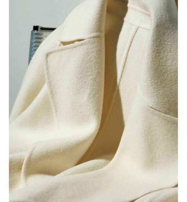 ROPE「ラムウールリバーミドルコート【Sサイズフェア対象】」|ピーコート|