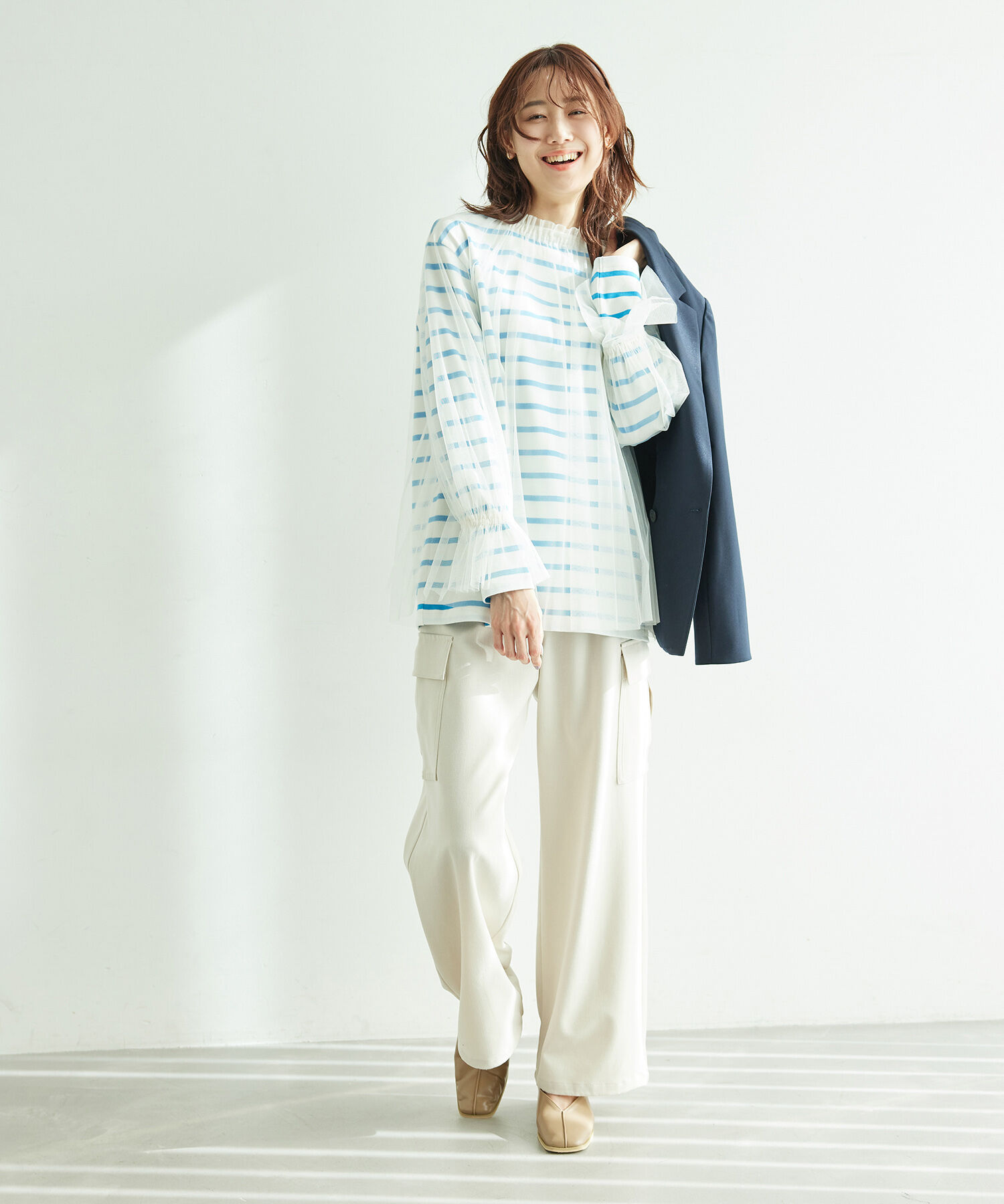 Rope&rsquo;Picnic「チュールトップス」|シャツ・ブラウス|