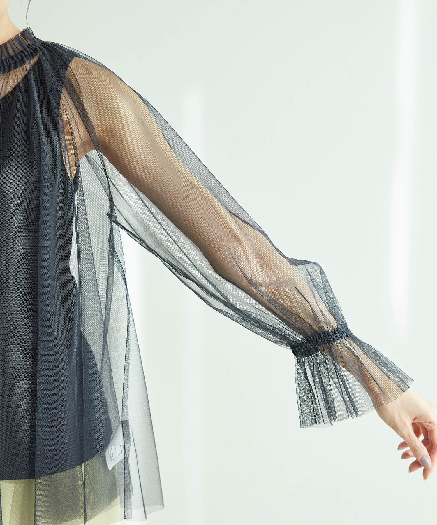 Rope&rsquo;Picnic「チュールトップス」|シャツ・ブラウス|