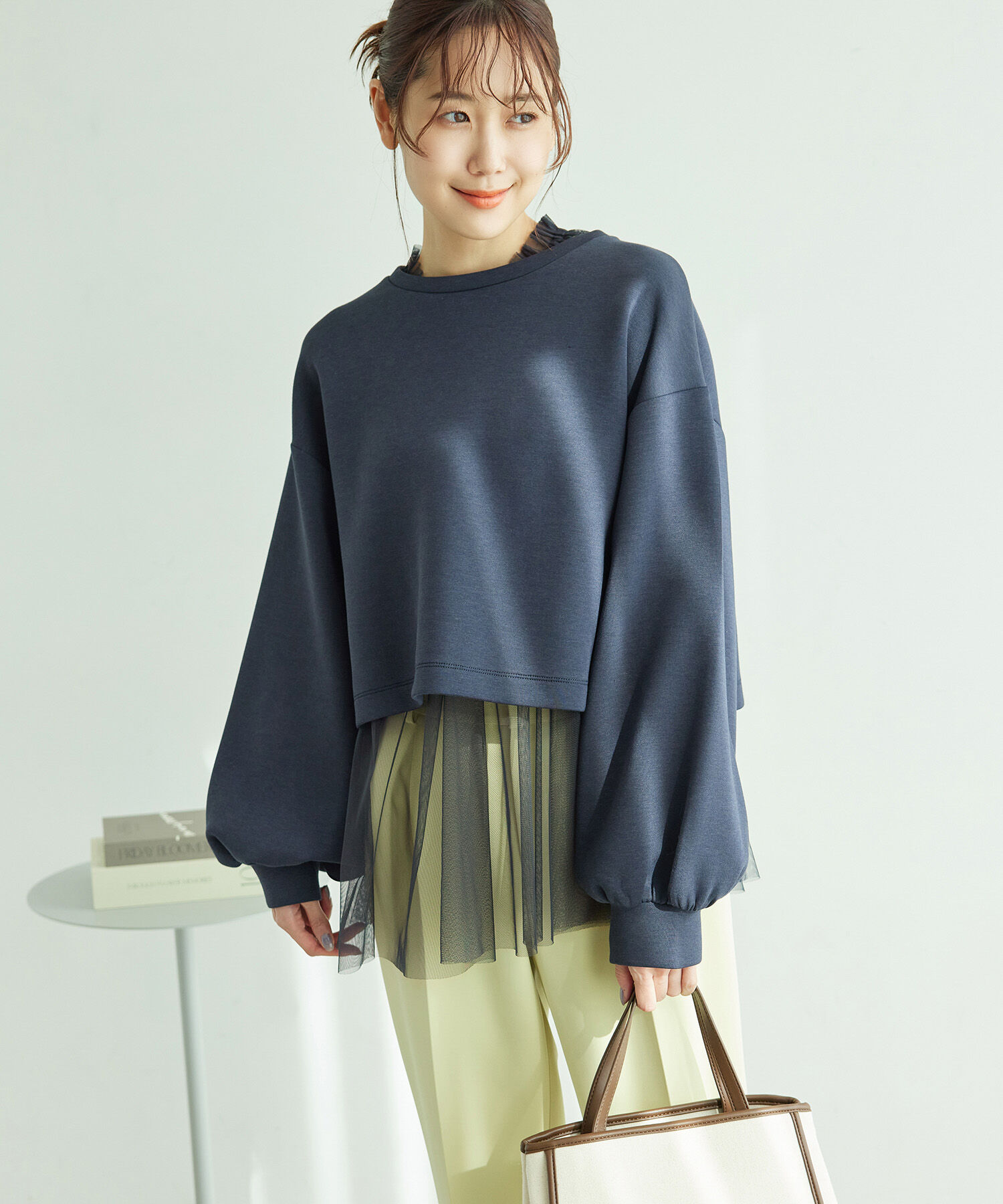 Rope&rsquo;Picnic「チュールトップス」|シャツ・ブラウス|