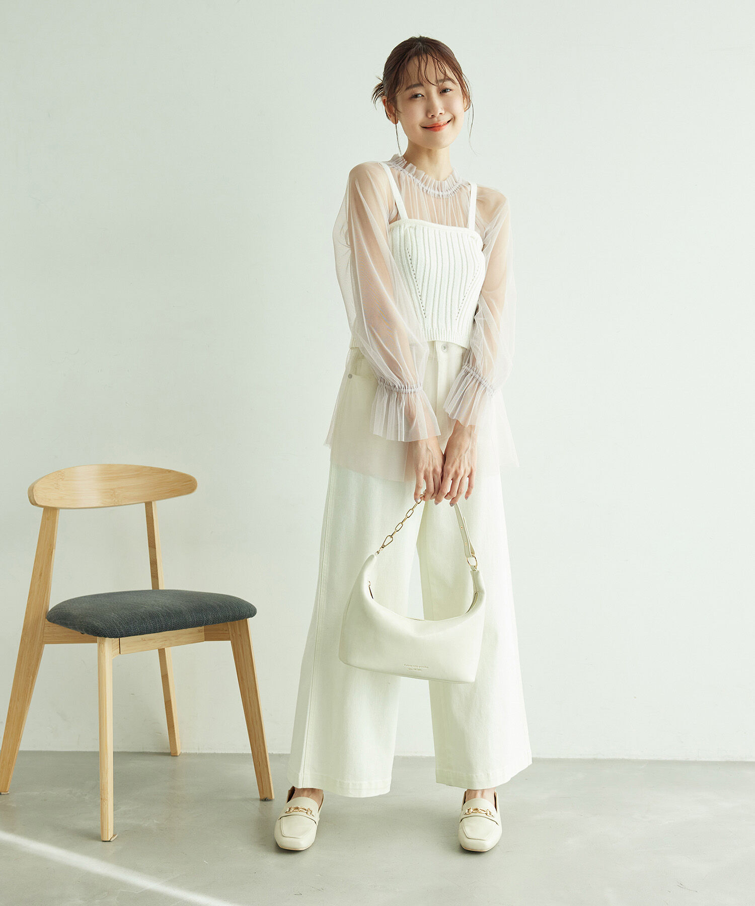 Rope&rsquo;Picnic「チュールトップス」|シャツ・ブラウス|