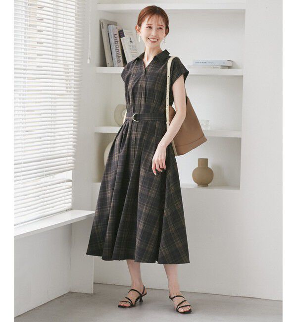 Rope&rsquo;Picnic「ウエストタックチェックアソートワンピース」|ワンピース|