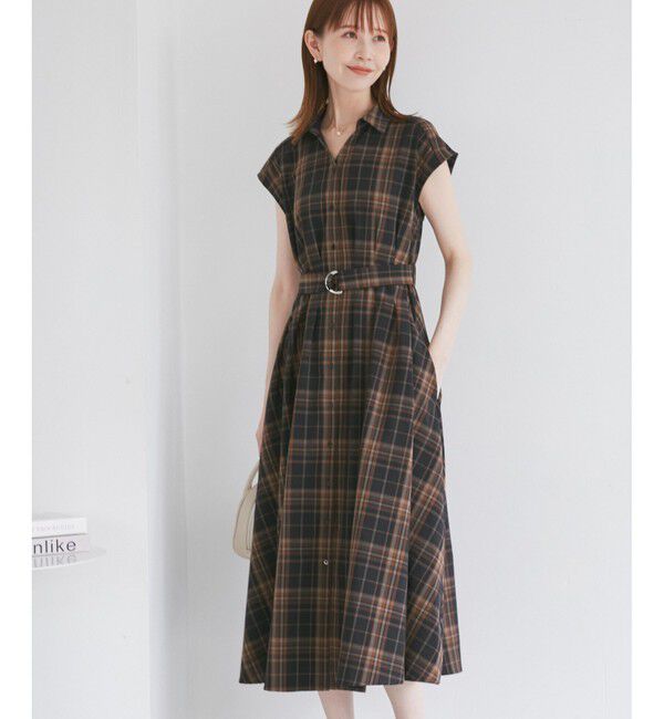 Rope&rsquo;Picnic「ウエストタックチェックアソートワンピース」|ワンピース|