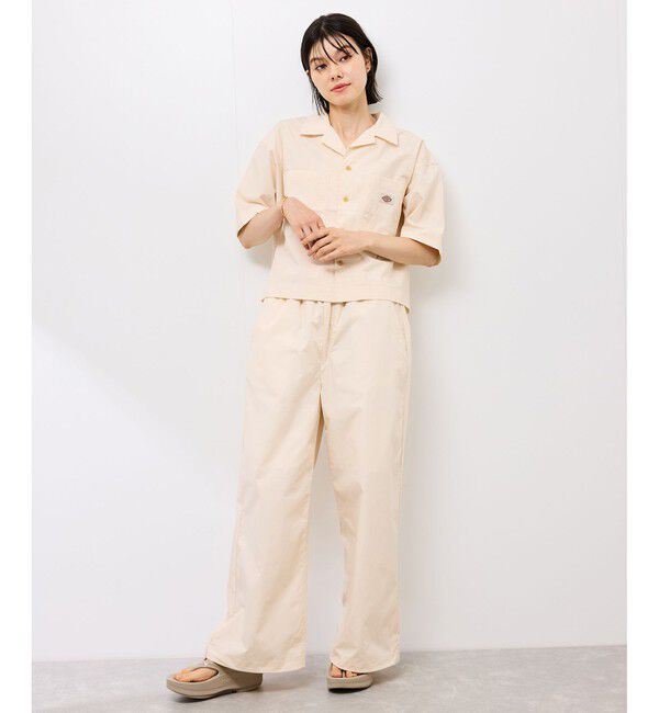 Rope&rsquo;Picnic「【Dickies】コットンダンプドロストリラックスパンツ」|チノ|