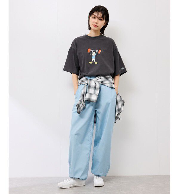 Rope&rsquo;Picnic「【Dickies】コットンダンプドロストリラックスパンツ」|チノ|