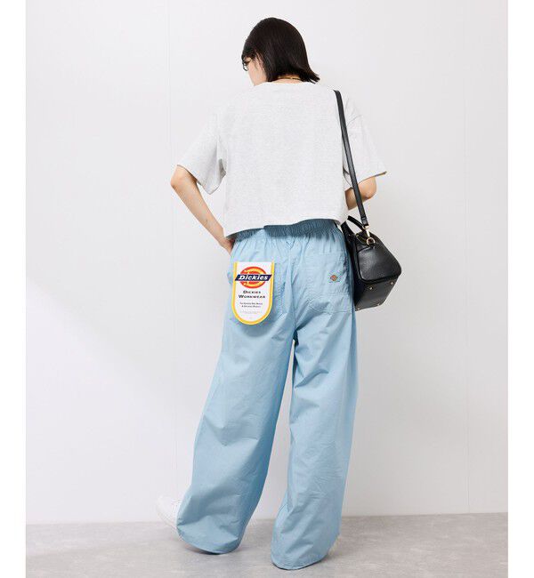 Rope&rsquo;Picnic「【Dickies】コットンダンプドロストリラックスパンツ」|チノ|
