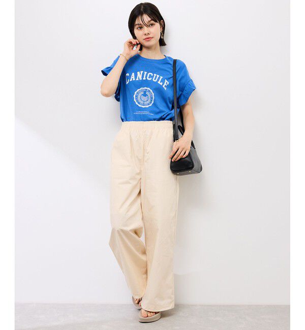 Rope&rsquo;Picnic「【Dickies】コットンダンプドロストリラックスパンツ」|チノ|