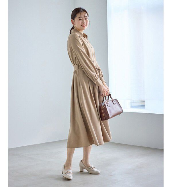 Rope&rsquo;Picnic「リボンシャツワンピース」|ワンピース|