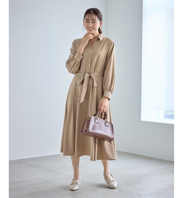 Rope&rsquo;Picnic「リボンシャツワンピース」|ワンピース|