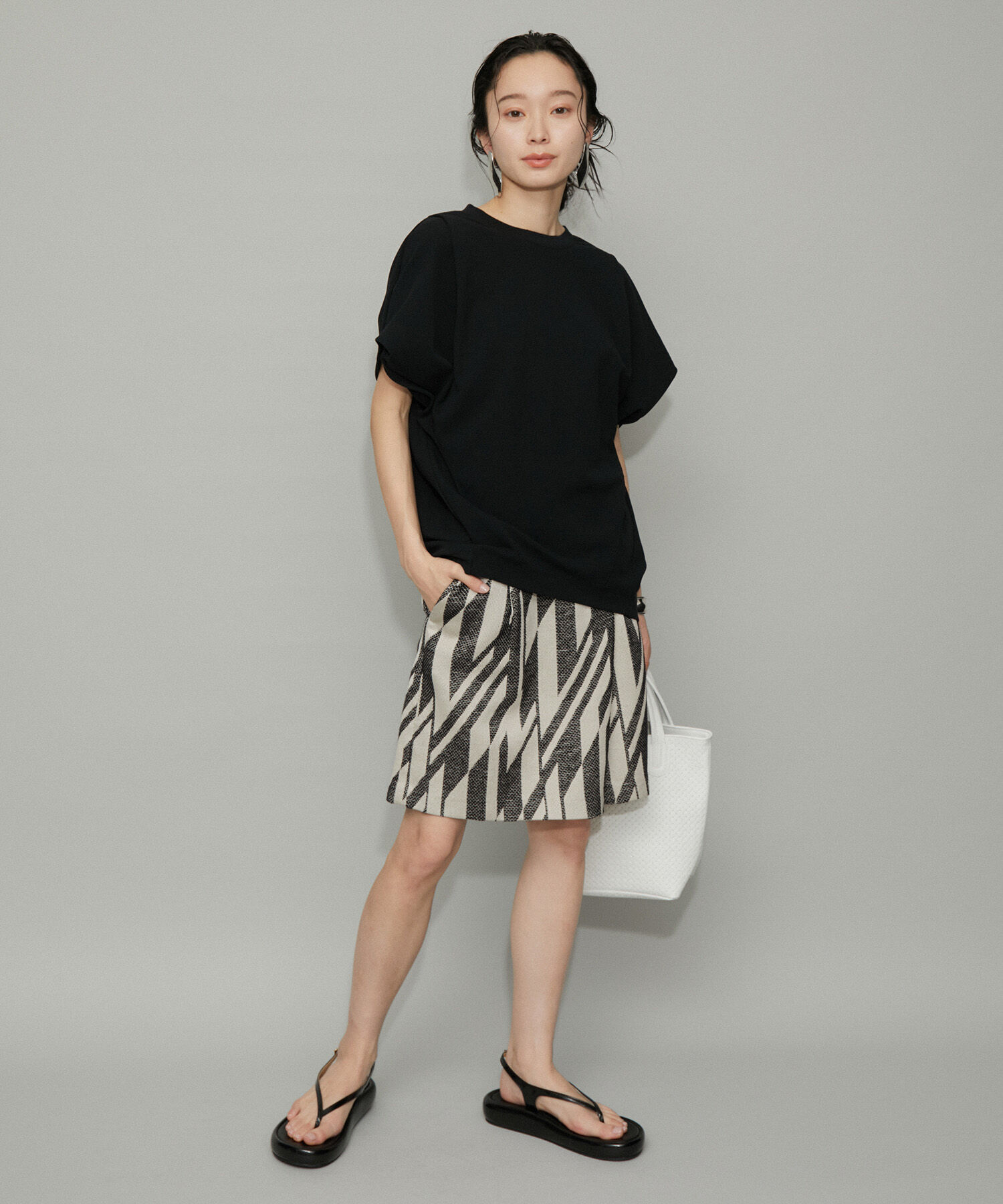 ADAM ET ROPE'「ジャガードハーフパンツ」|その他|