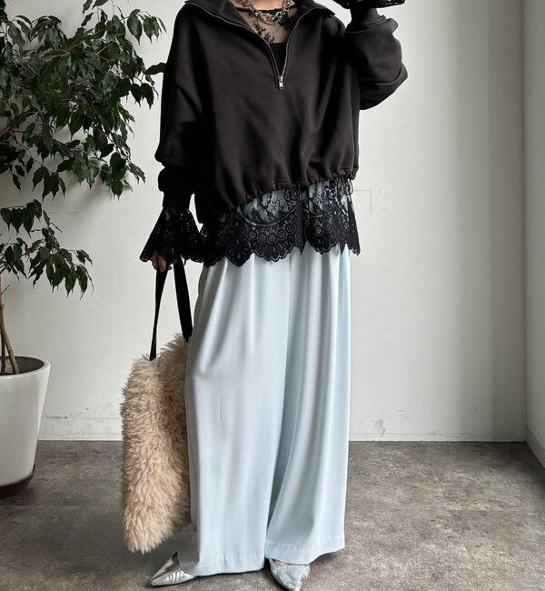  「レースフレアブラウス」|シャツ・ブラウス|