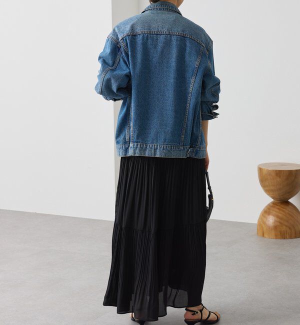  「【上品見え】ティアードプリーツスカート」|スカート|