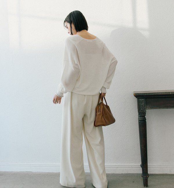  「【華やかな煌めき】ペーパースパングルニット」|ニット・セーター|