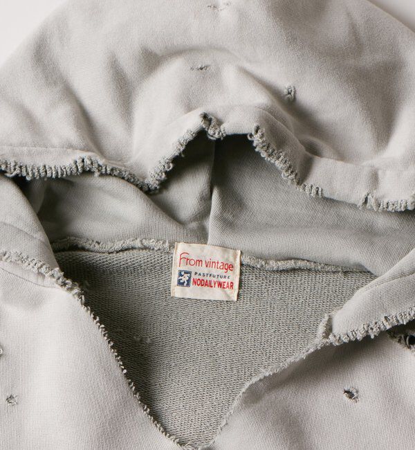  「【FromVintage】ダメージパーカー」|パーカー|