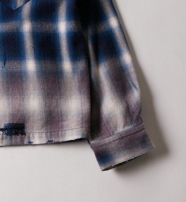  「【FromVintage】ダメージチェックシャツ」|シャツ・ブラウス|