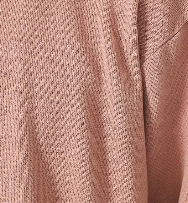 ABAHOUSE「ワッフル ハーフジップアップ 半袖パーカー」|パーカー|