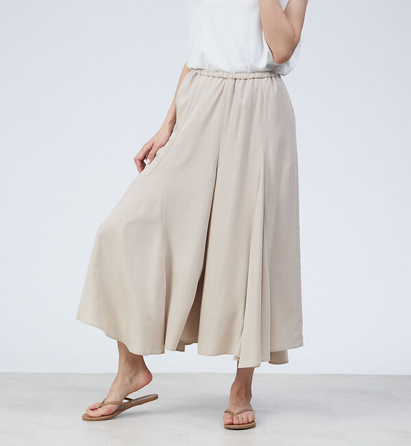 qualite「イレギュラーヘムフレアパンツ」|その他|