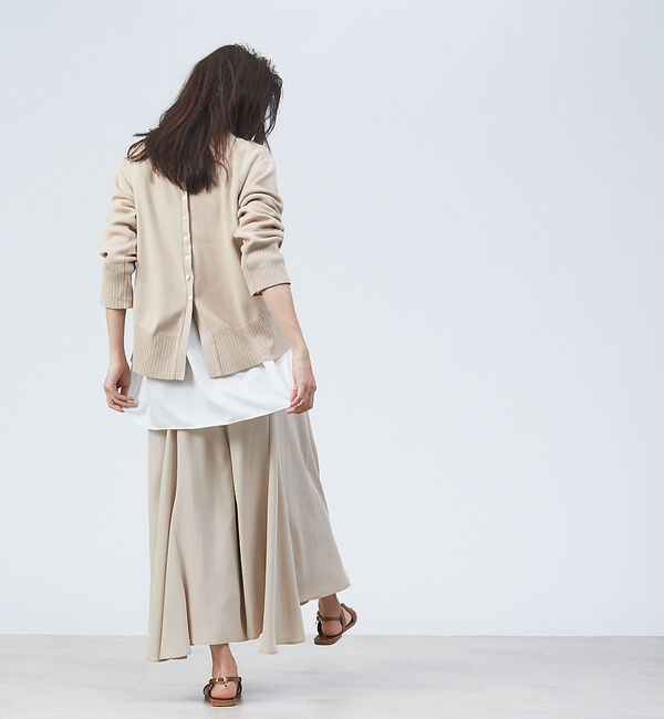 qualite「イレギュラーヘムフレアパンツ」|その他|