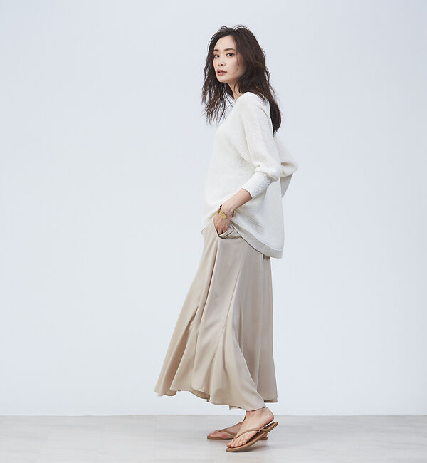 qualite「イレギュラーヘムフレアパンツ」|その他|