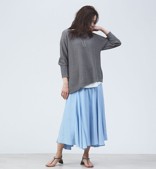 qualite「イレギュラーヘムフレアパンツ」|その他|