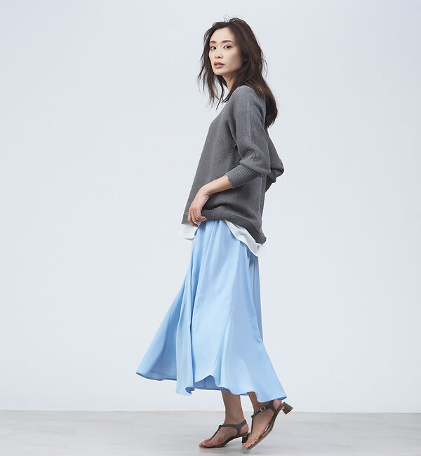 qualite「イレギュラーヘムフレアパンツ」|その他|