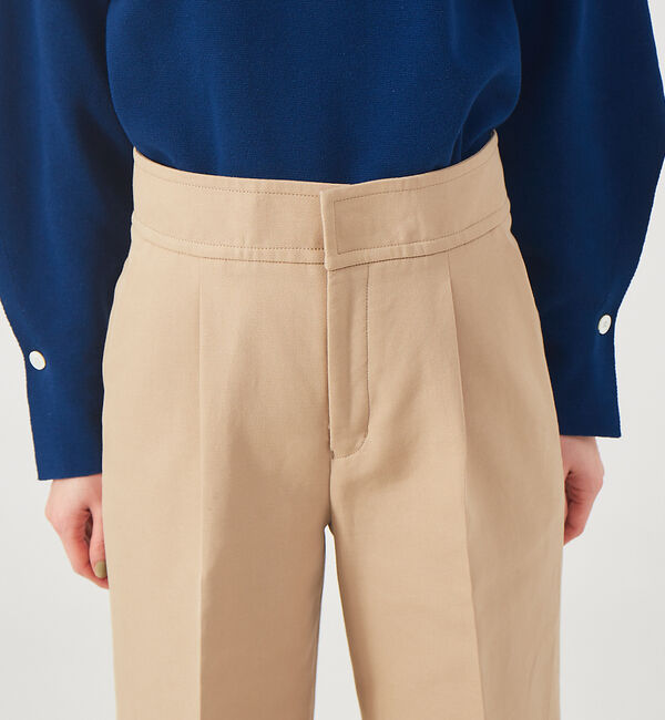 qualite「コットン2重織ストレートパンツ」|その他|