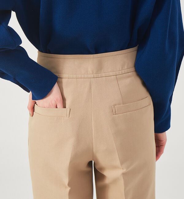 qualite「コットン2重織ストレートパンツ」|その他|