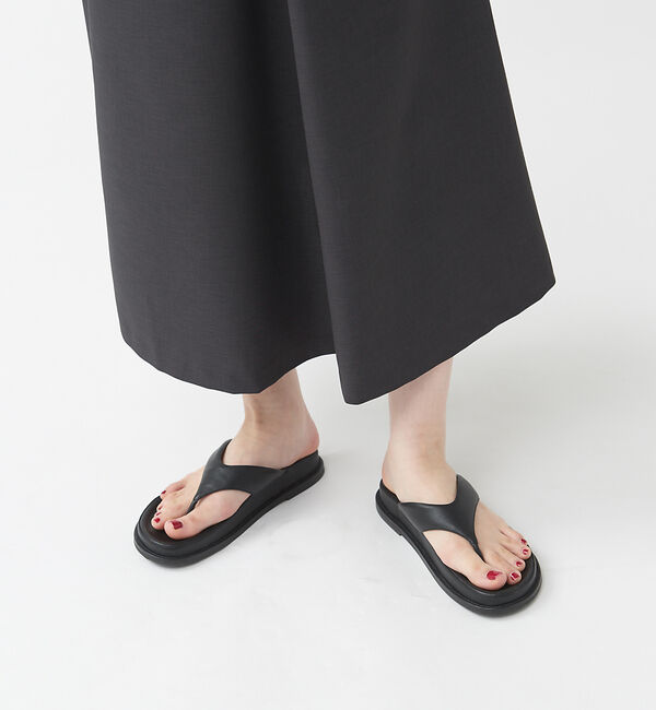 qualite「ギャバストレッチフォルムキャミワンピース」|ワンピース|