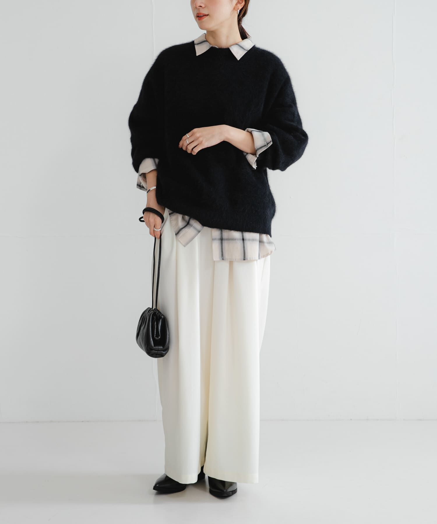 URBAN RESEARCH「ストレッチタックギャザーワイドパンツ」|その他|