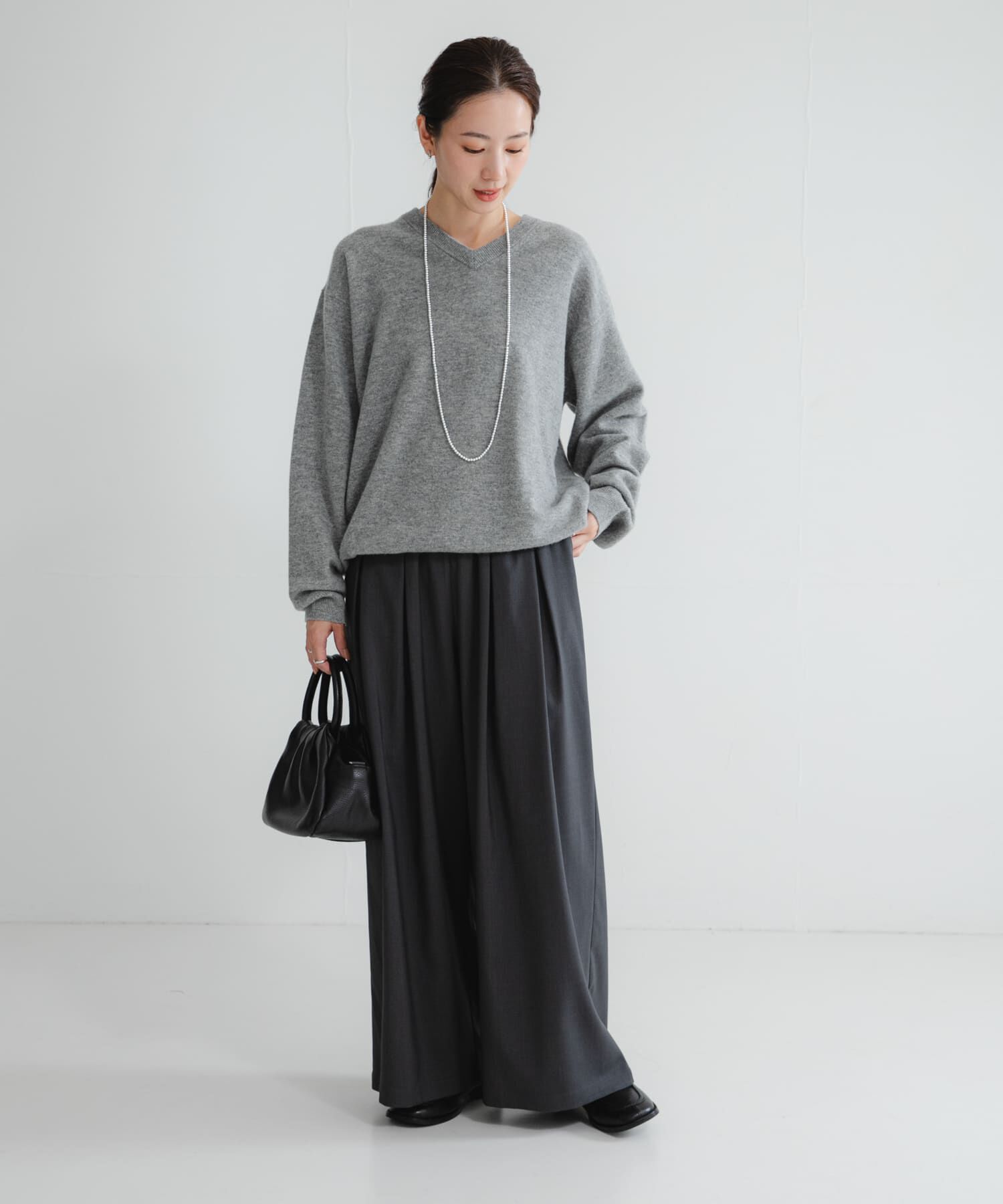 URBAN RESEARCH「ストレッチタックギャザーワイドパンツ」|その他|