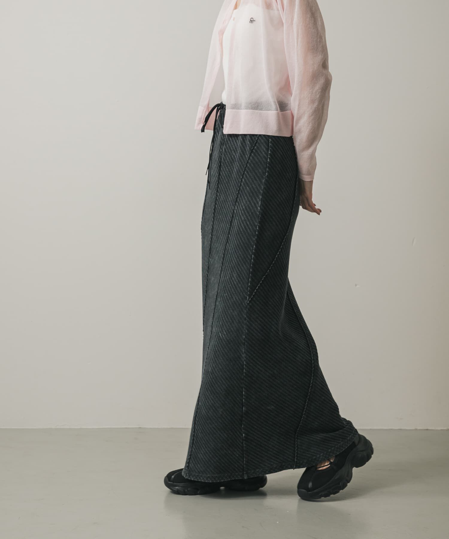 SENSE OF PLACE by URBAN RESEARCH「バイアスリブスカート」|スカート|