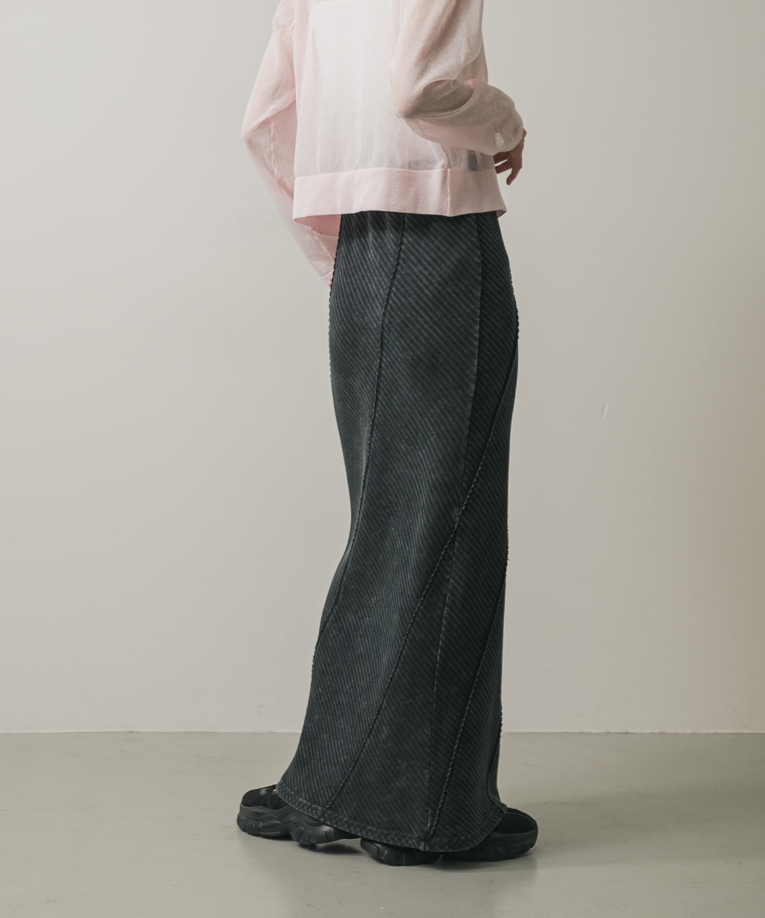 SENSE OF PLACE by URBAN RESEARCH「バイアスリブスカート」|スカート|