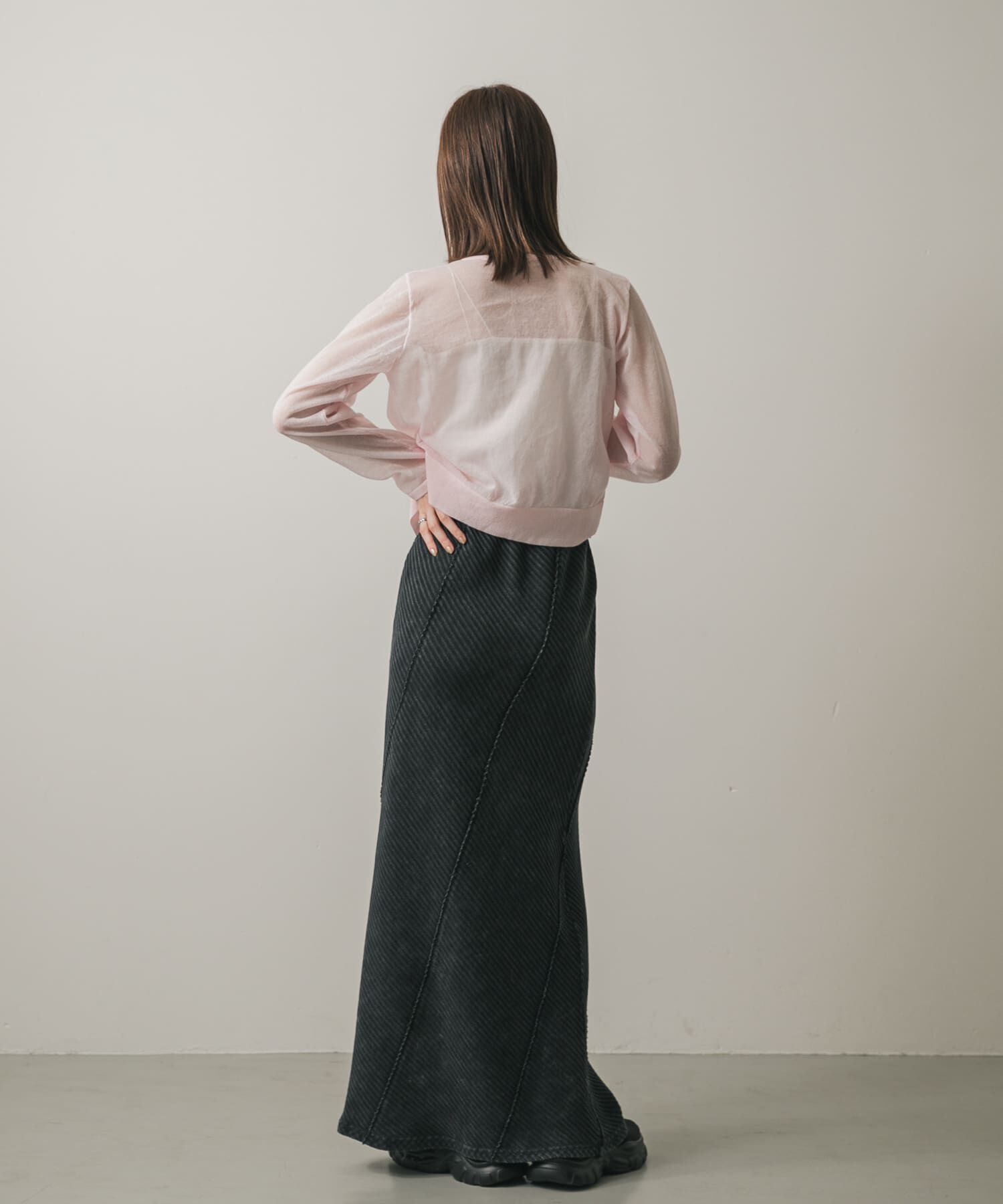 SENSE OF PLACE by URBAN RESEARCH「バイアスリブスカート」|スカート|