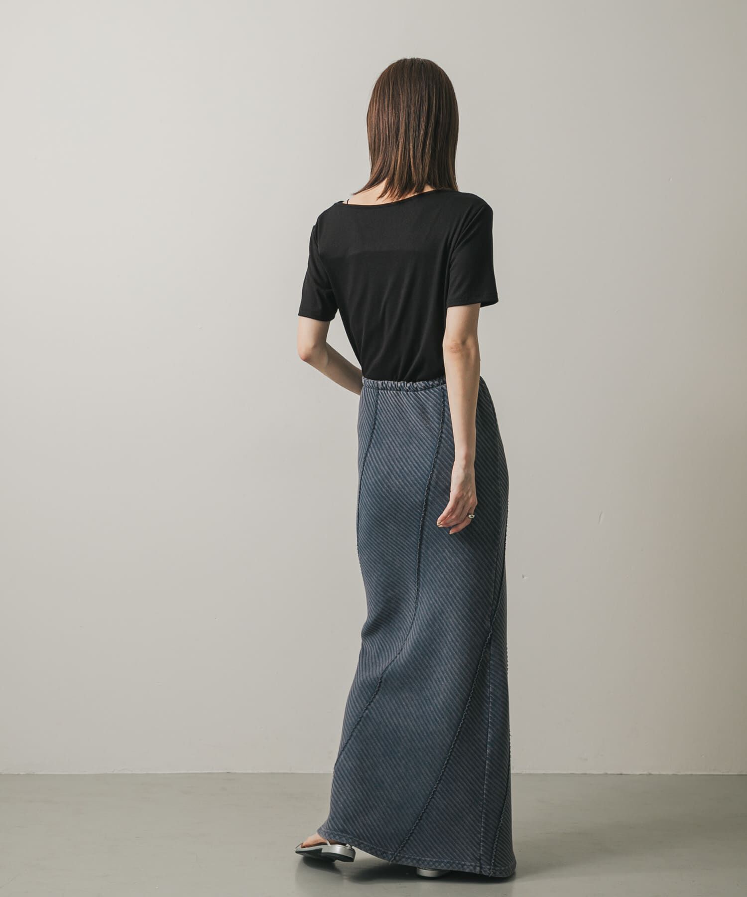 SENSE OF PLACE by URBAN RESEARCH「バイアスリブスカート」|スカート|