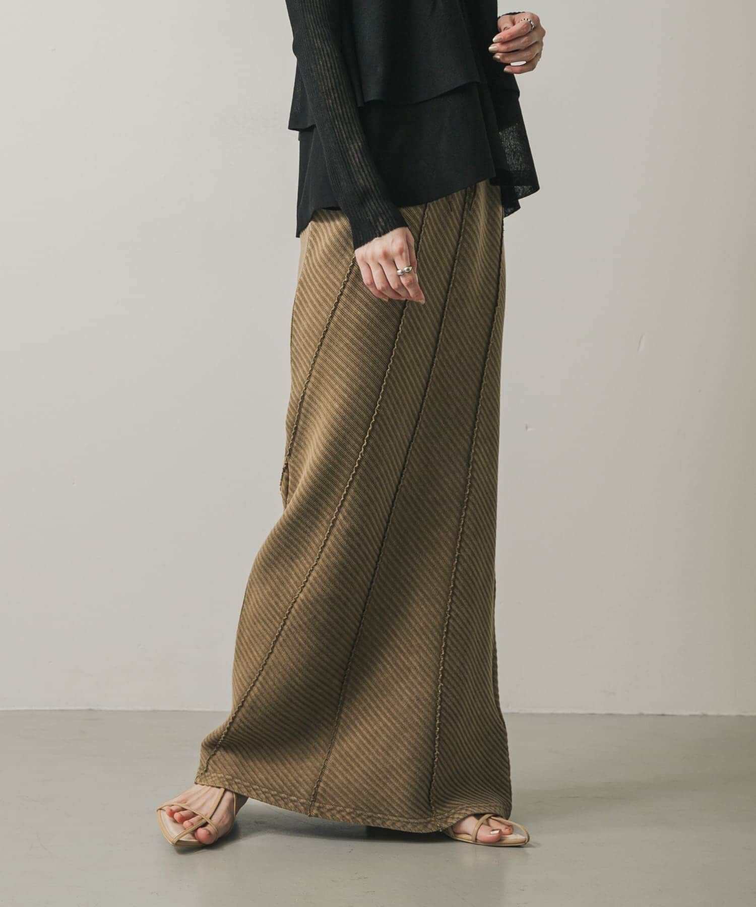 SENSE OF PLACE by URBAN RESEARCH「バイアスリブスカート」|スカート|