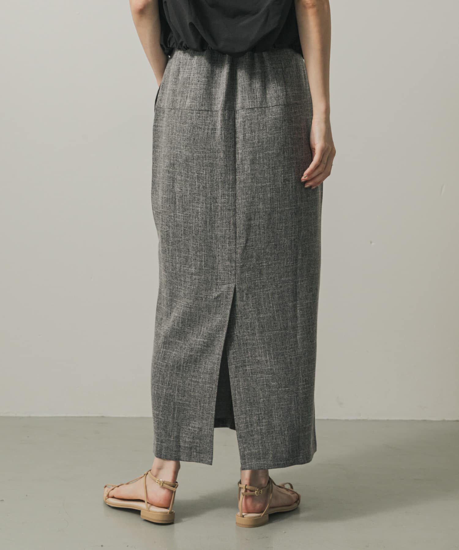 SENSE OF PLACE by URBAN RESEARCH「ツイードジップアイラインスカート」|スカート|