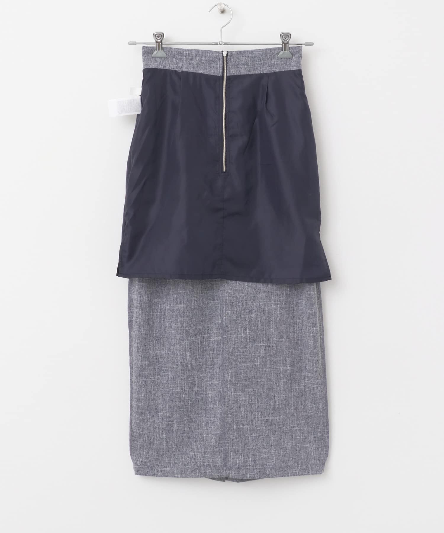 SENSE OF PLACE by URBAN RESEARCH「ツイードジップアイラインスカート」|スカート|