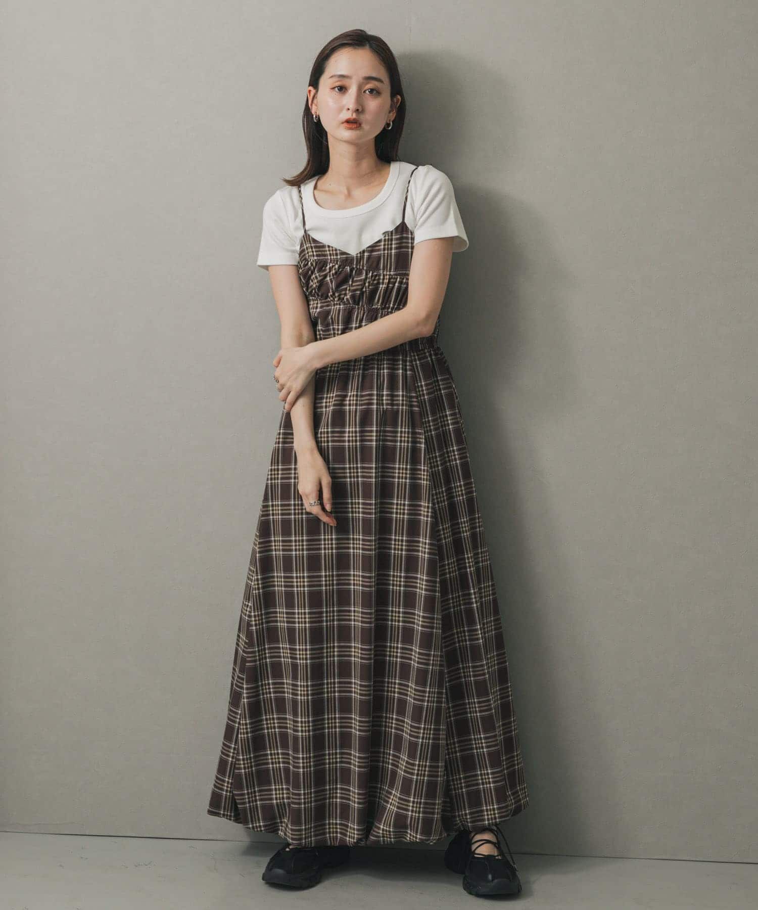 SENSE OF PLACE by URBAN RESEARCH「バルーンキャミワンピース」|ワンピース|