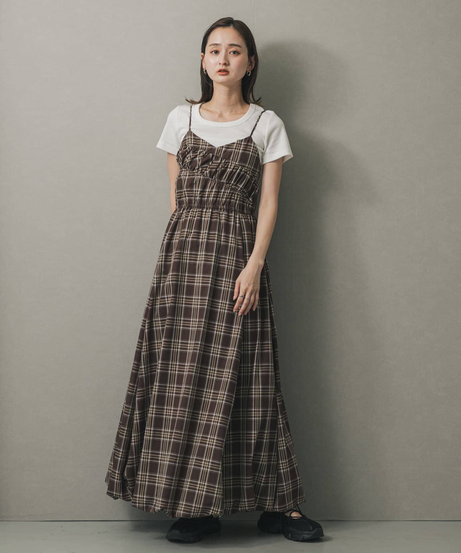 SENSE OF PLACE by URBAN RESEARCH「バルーンキャミワンピース」|ワンピース|