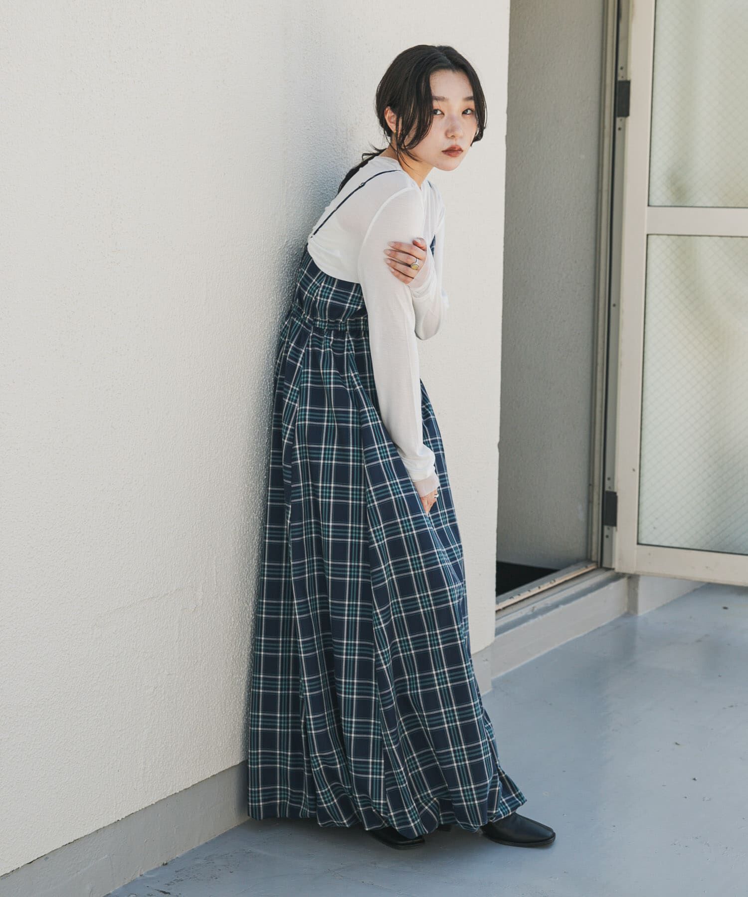 SENSE OF PLACE by URBAN RESEARCH「バルーンキャミワンピース」|ワンピース|ブルー系その他