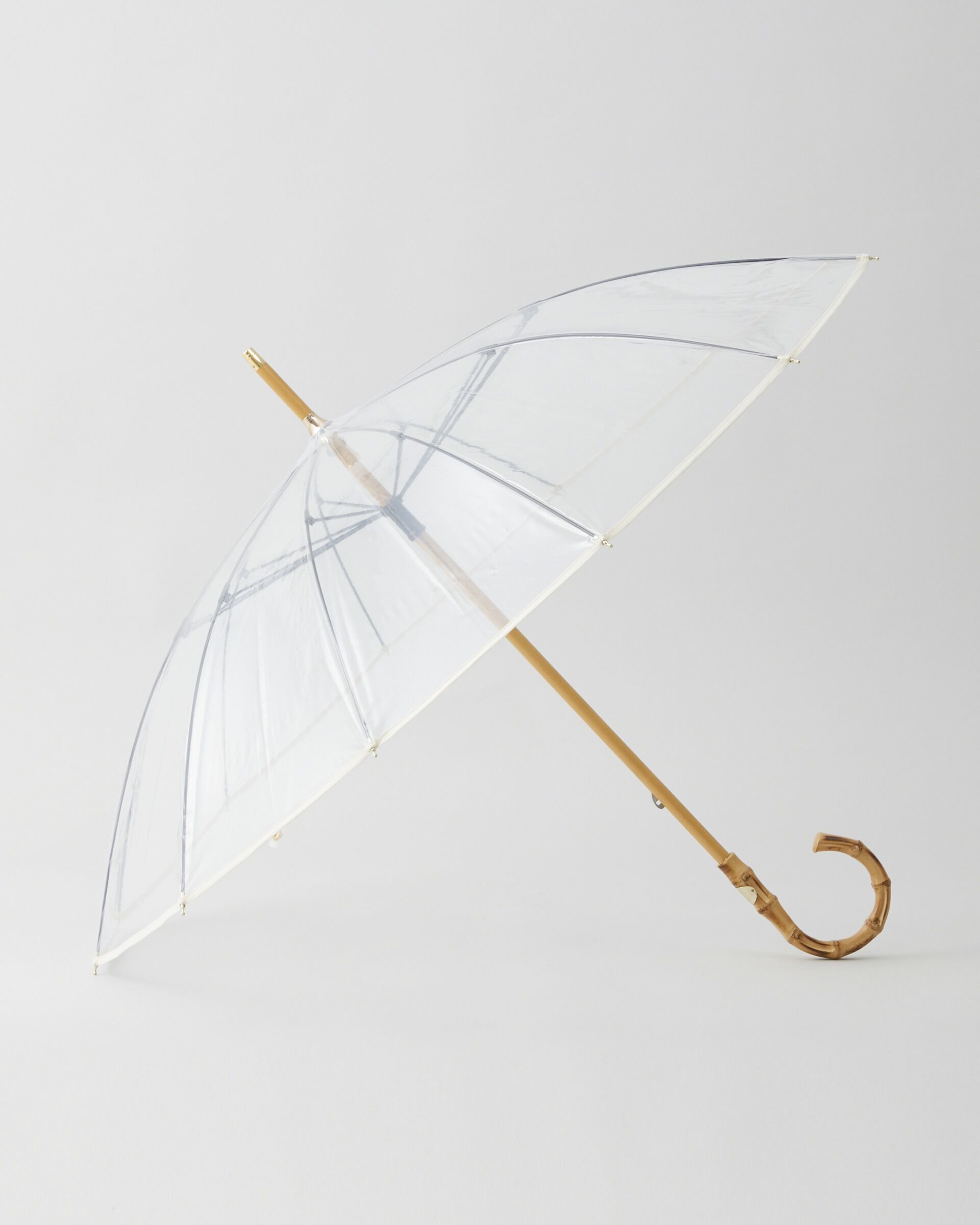 Traditional Weatherwear「CLEAR UMBRELLA BAMBOO」|傘|ｸﾘｱﾎﾜｲﾄ