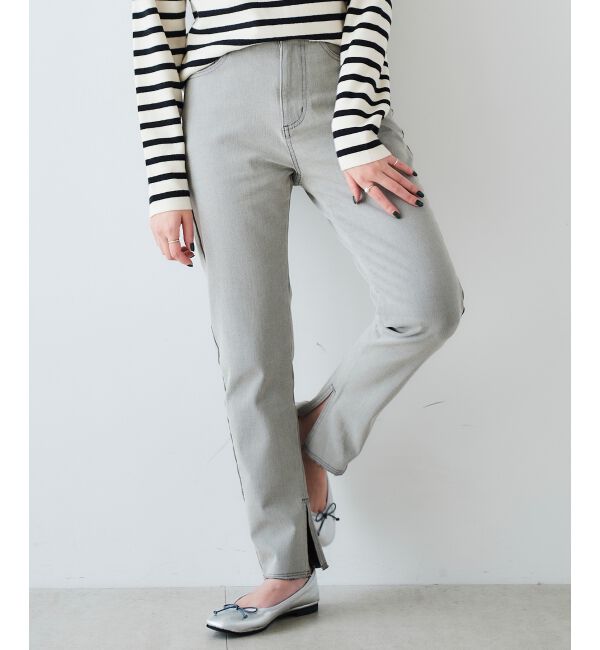  「2WAYストレッチデニムスリムパンツ」|デニム|