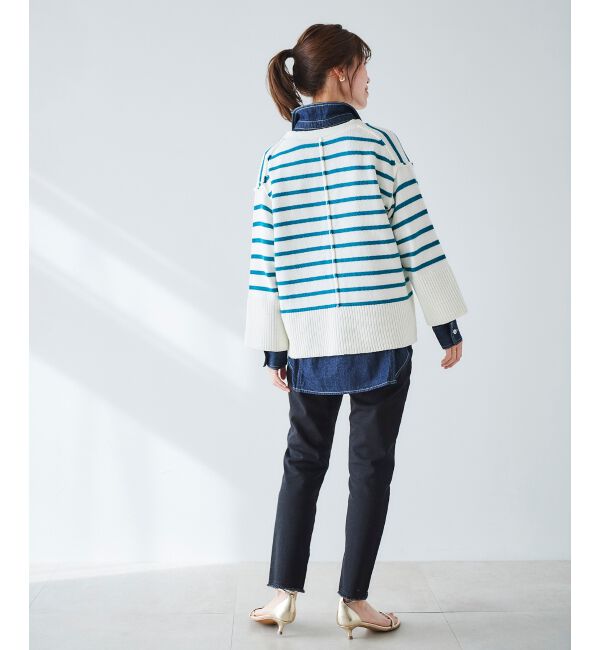  「2WAYストレッチデニムスリムパンツ」|デニム|