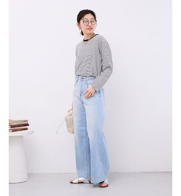  「シアーボーダーカットソー」|Tシャツ・カットソー|