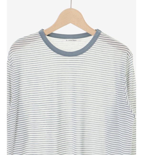  「シアーボーダーカットソー」|Tシャツ・カットソー|