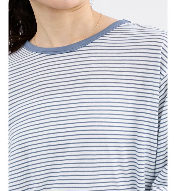  「シアーボーダーカットソー」|Tシャツ・カットソー|