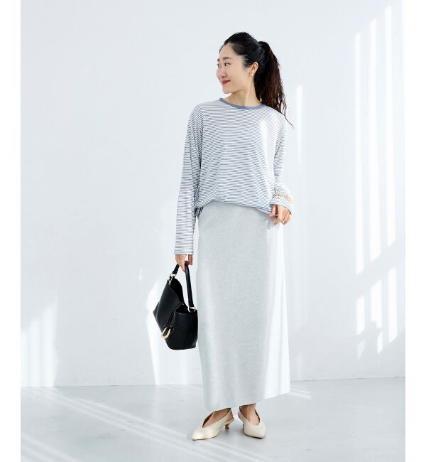  「シアーボーダーカットソー」|Tシャツ・カットソー|