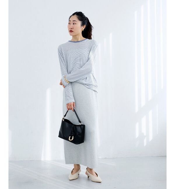  「シアーボーダーカットソー」|Tシャツ・カットソー|