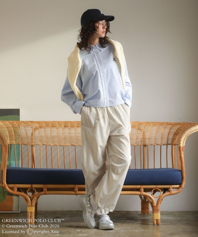 Green Parks「GREENWICH POLO CLUB(TM)クロップドシャツ」|シャツ・ブラウス|