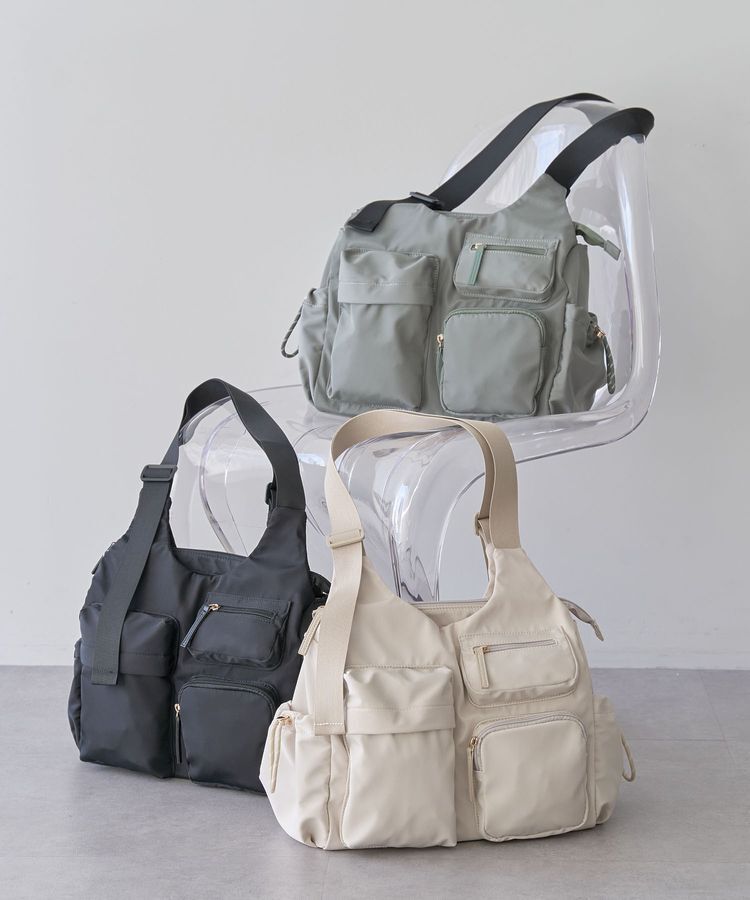 Green Parks「【10ポケBag】収納アドバイザー監修アウトポケットトート」|トートバッグ|